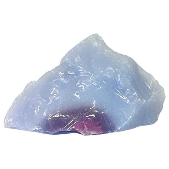 Lavender Pink Layered Art Glass Cullet Slag Glass #5L3 - Picture 1 of 6